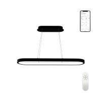 Immax NEO HIPODROMO Smart lampa wisząca 120x30cm, 42W czarna Zigbee (11)