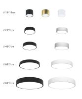 Immax NEO RONDATE SLIM Inteligentna lampa sufitowa 80 x 7cm 65W czarna Zigbee 3.0 (4)