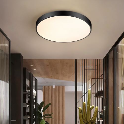 Immax NEO LITE SEMPLICI Inteligentna lampa sufitowa czarna 60cm 60W 4500 lm Tuya WiFi BEACON (11)