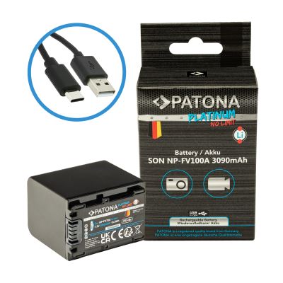 Aku Sony NP-FV100 3090mAh Li-Ion Platinum USB-C nabíjení