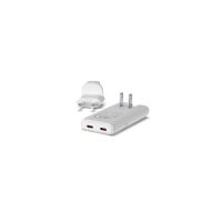 Slim 2x USB-C PD65W töltő - GaN PD3.0/QC3.0 fehér (1)