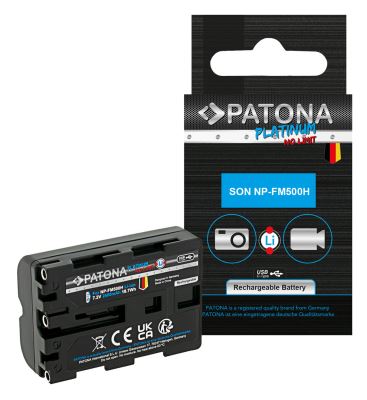 Aku Sony NP-FM500H 2600mAh Li-Ion Platinum USB-C nabíjení