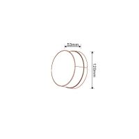 Immax LUXLINE Vonkajšie LED svietidlo, nástenné, stropné, okrúhle, 8 W, 3000 K, 240 V, IP54, matný plast (3)